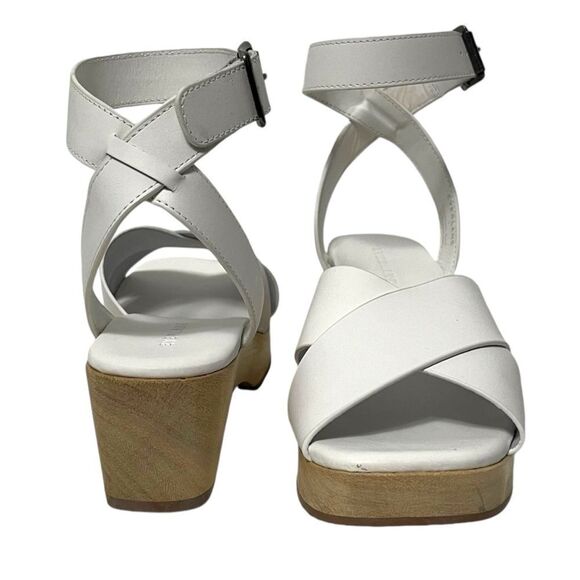 NWT EVERLANE The Clog Sandal White Leather 7 - Picture 3 of 11